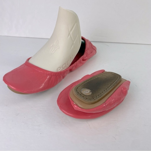 GAP‎ Pink Foldable Ballet Flats Purse Shoes Travel Shoes